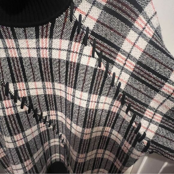 3.1 Phillip lim women's Wool Plaid Jacquard Oversized Sweater size medium - Picture 11 of 13